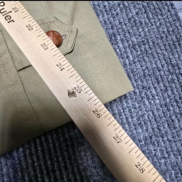 Vintage LL Bean Coat Men 46 Script Tag Wool Collar Lined Button Trench 70s 80s - Picture 16 of 16